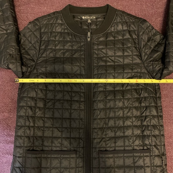 Athleta Dark Quilted Puffer Coat - Picture 8 of 8
